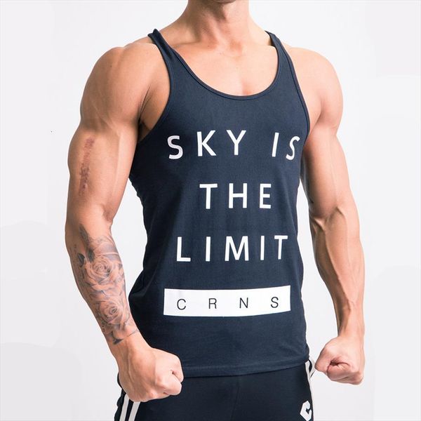 

mens bodybuilding tank gyms fitness workout sleeveless shirt crossfit clothing male summer casual stringer singlet, White;black