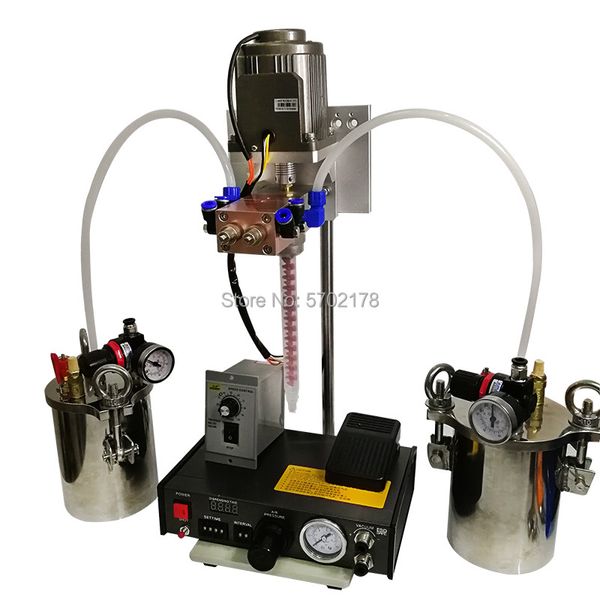 Kleberpistole Set AB Kleber Automatische Füllmaschine Epoxidharz Polyurethan Elektronischer Silikonspender mit 5 -l -Lauf