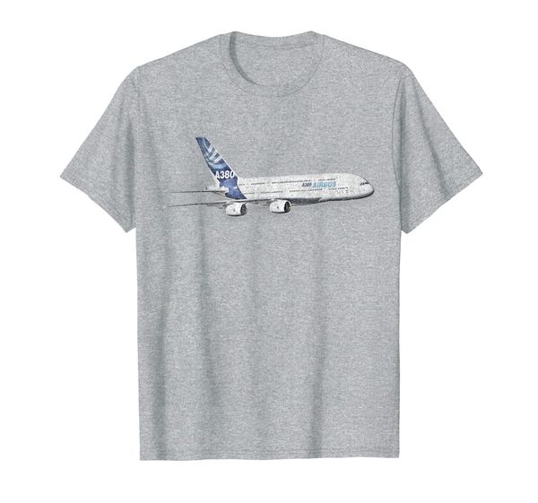 

Airbus A380 jet airplane airline aviation pilot T-Shirt gift, Mainly pictures