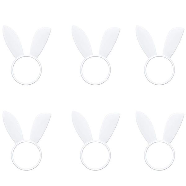 

ears napkin rings easter ring holder metal home table decor for spring rustic 6