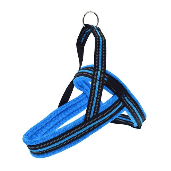 

dog collars & leashes nylon reflective harnesses leash set adjustable safety pet harness for dogs easy wear breathable vest supplies