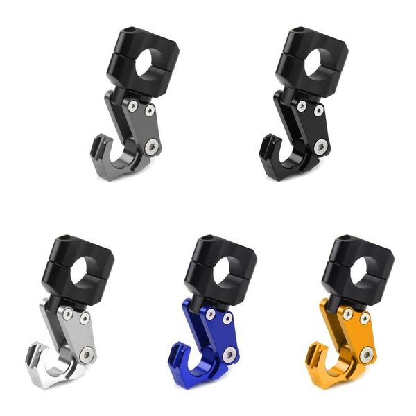 

motorcycle mirrors modified handlebar diameter 22mm-28mm universal aluminum alloy mounting hook motorbike accessories parts