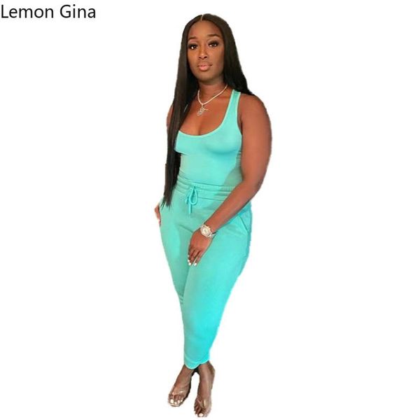 

women's two piece pants lemon gina vest long belt and belted two-piece suit, White