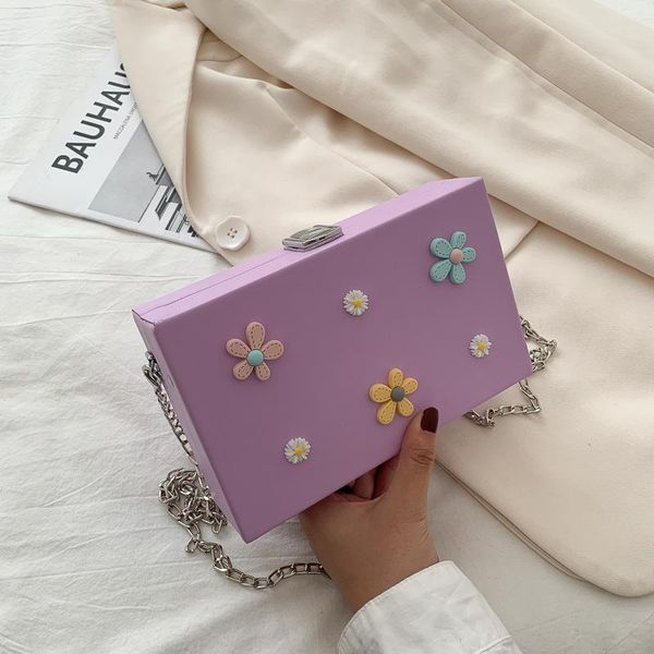 

evening bags fashion candy summer pink small box bag 2021 chain messenger women's shoulder ins mini crossbody