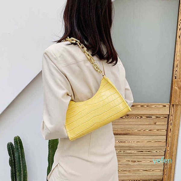 

crocodile pattern zipper handbags new texture embossed lacquer shoulder bag simple and small square bags for women