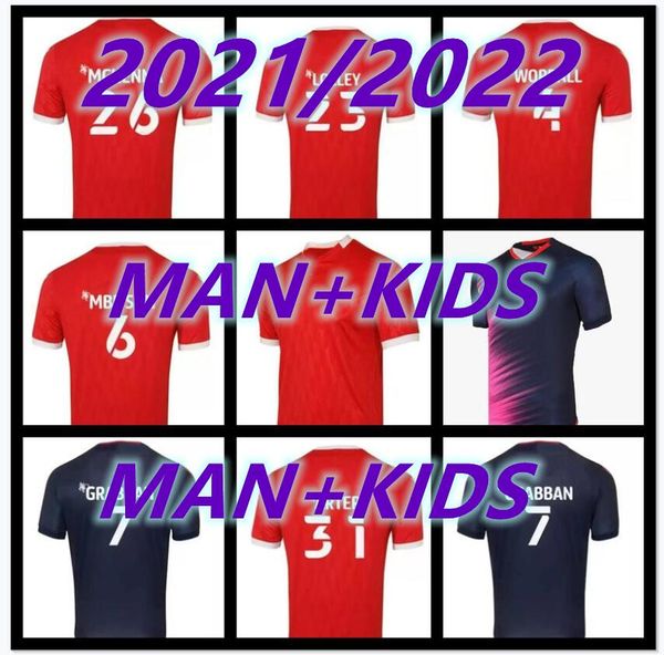 

kits+socks full sets 21/22 soccer jersey grabban taylor mighten ameobi yates lolley an knockaert forest football jersey, Black;yellow