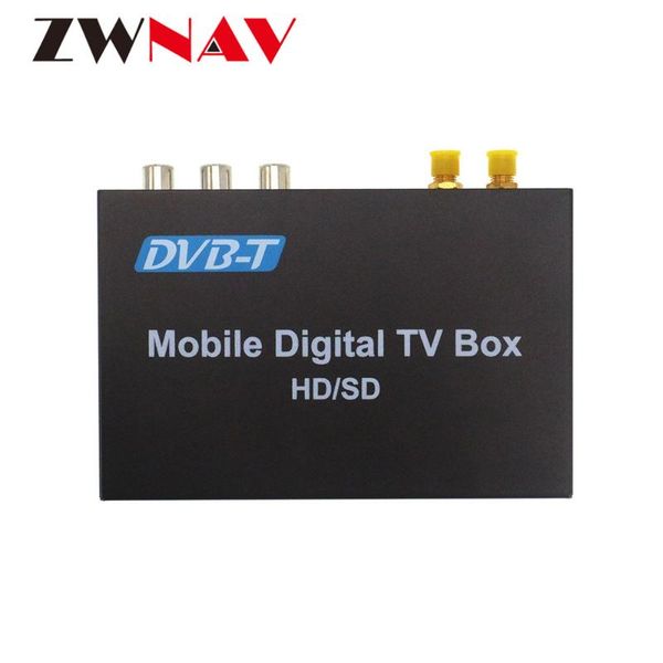 

digital tv dual tuner receiver box for car in dvb-t mpeg-4 gps & accessories