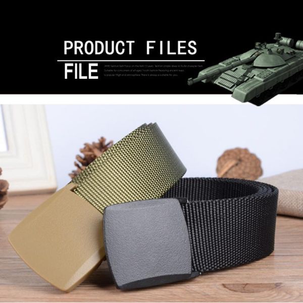 

men military belt tactical army hunting outdoor waistband nylon training multifunctional bel accessories