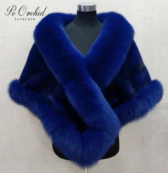 

wraps & jackets peorchid royal blue faux fur bridal bolero for women wrap shrug evening party bride red/white winter wedding cape
