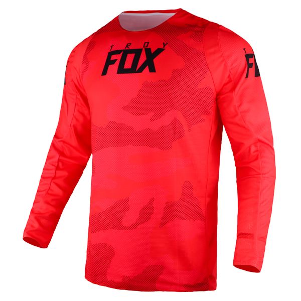 

360 motocross racing jersey mx dirt bike mountain offroad long sleeve motorbike black red clothes