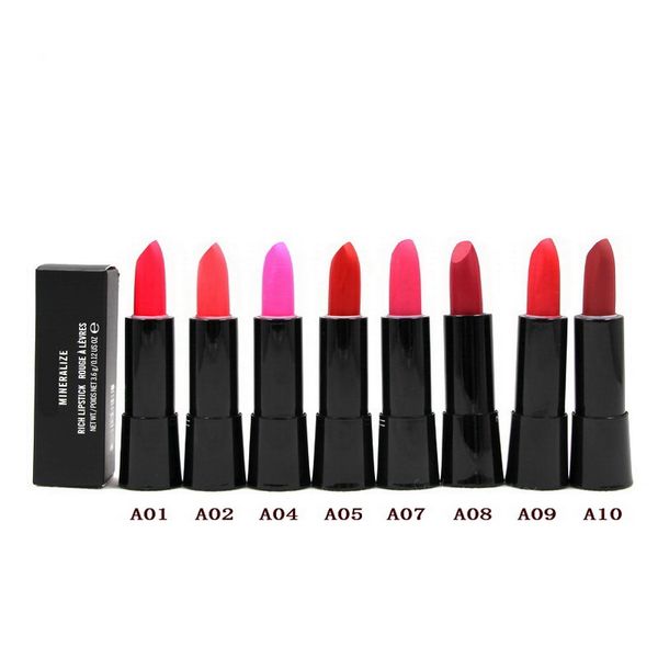 

make up lip stick matt mineralize rich natural long-lasting makeup lipsticks