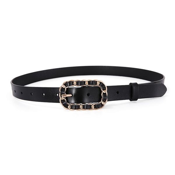 

belts 027 women men real leather belt fashion strap, Black;brown
