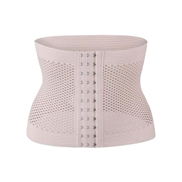 

waist support under bust bodybuilding fitness breathable cincher boned slimming elastic body shaper women corset training daily shapewear, Black;gray