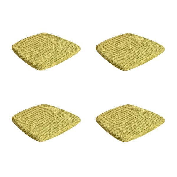 

chair covers 4pcs removable polyester high stretch wedding banquet office washable dining room easy install party home decor seat cover