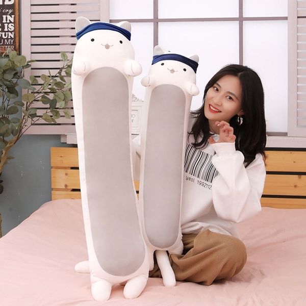 

new long ramen plush toy japanese animation cat pillow press doll custom gift