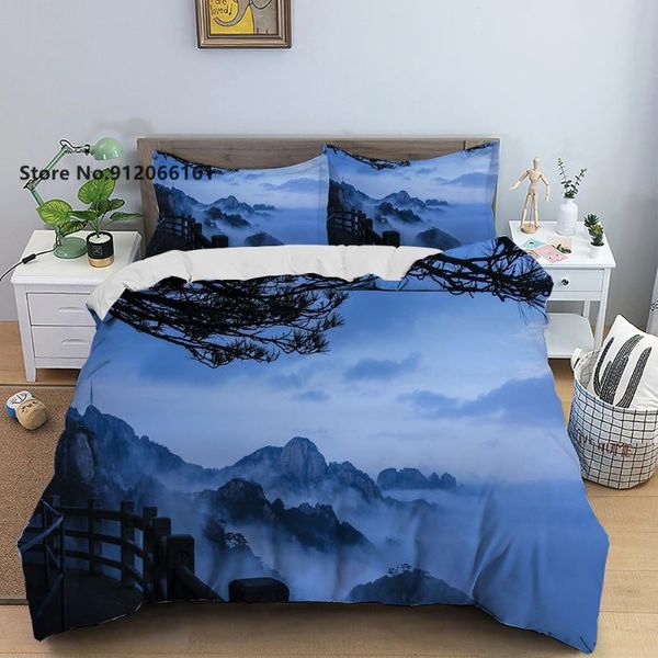 

bedding sets beautiful scenery duvet cover beach ocean set 3d print single  king bed quilt home textile line 2/3pcs