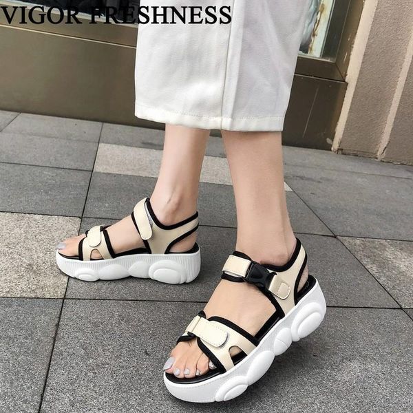 

dress shoes vigor freshness sandals summer sneakers women bling flat woman plus sizes 45 46 bear sole my265, Black