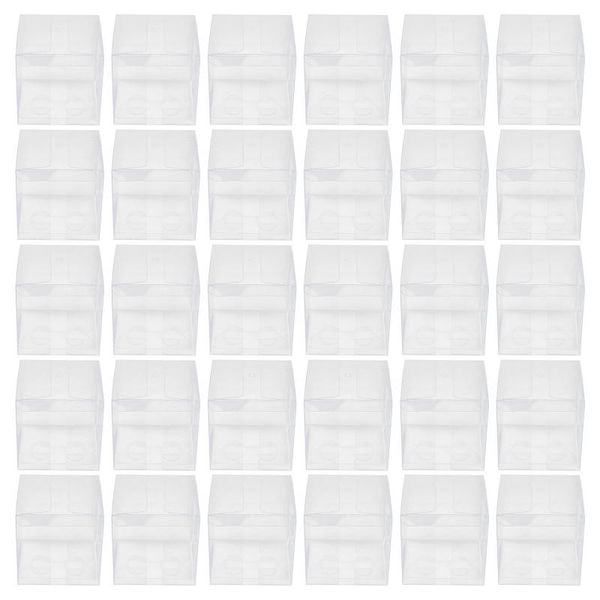 

gift wrap 30pcs packaging cases delicate transparent square boxes for decor