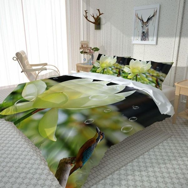 

fashion yellow flower bedding household textiles single bed double duvet cover pillow case sheet boy girl set sets