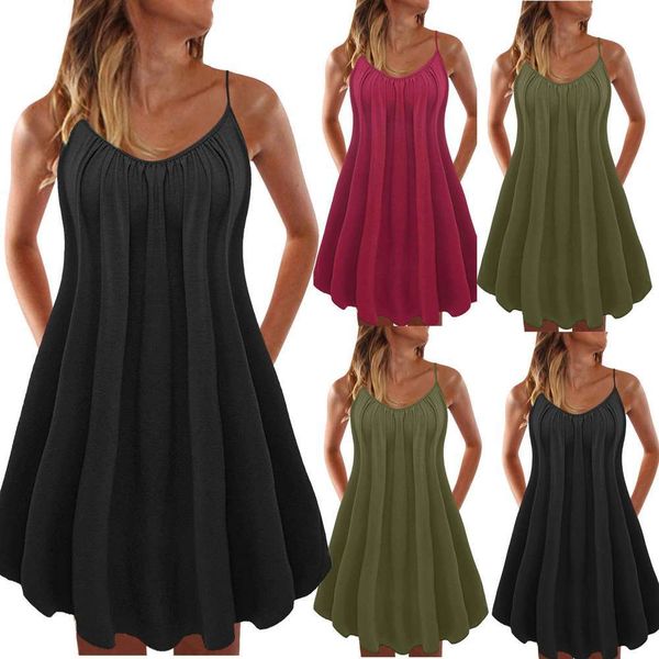 

casual dresses dress women clothes women's solid beach o2yx, Black;gray