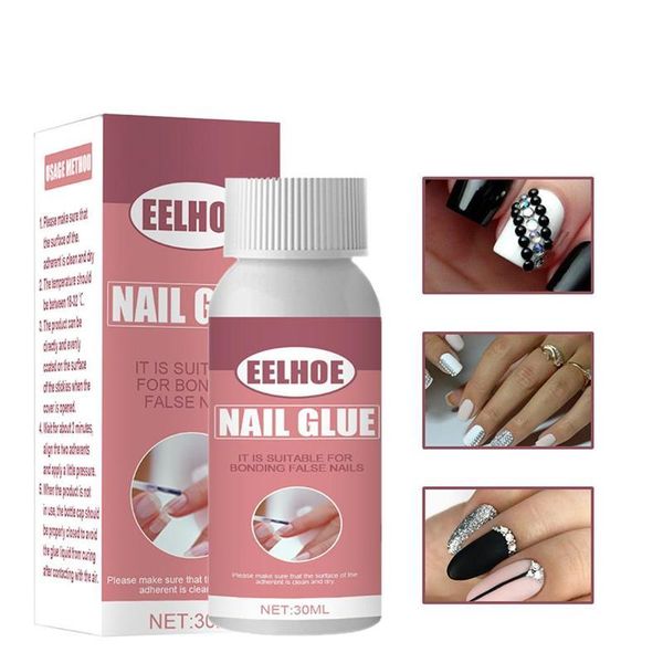 

nail gel art false nails strong glue manicure supplies tip adhesive bond fake stickers diy tool, Red;pink