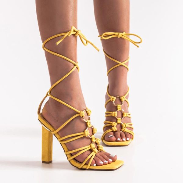 

sandals women's 2021 fashion breathable square toe cross strap suede heels casual shoes, Black