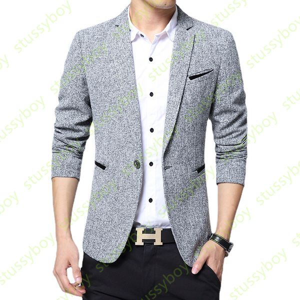 

fashion designer mens suits man one button casual blazers male dinner prom jackets men slim fit business m-5xl, White;black