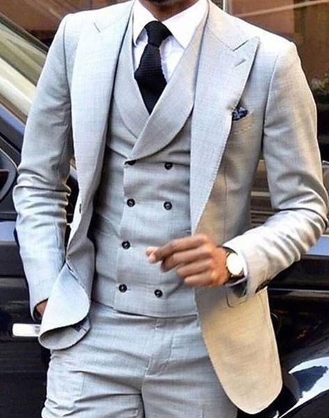 

mens suit 3 pieces burgundy double-breasted vest formal business notch lape tuxedos for wedding blazer+vest+pant 2021 men's suits & bla, White;black