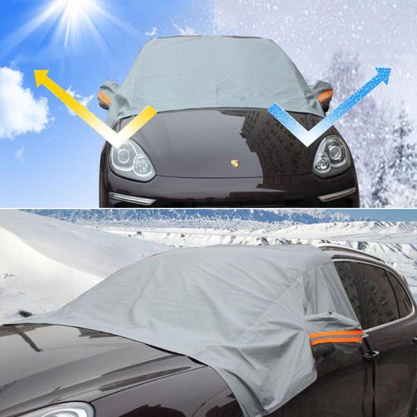 

car windshield cover with rear mirror covers sun snow protection waterproof windproof visor sunshades sunshade