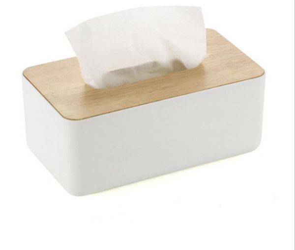 

toilet paper holders simple and creative napkin box for home car, exquisite wooden cover tissue