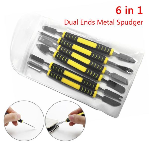 

cell phone repairing tools metal crowbar 6-piece set, boot bar, mobile digital home appliance product disassembly bar opening tool