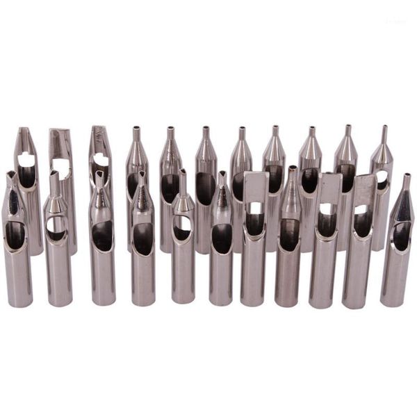 

22pcs 304 stainless steel tattoo tips kit nozzle mix set for s accessories1