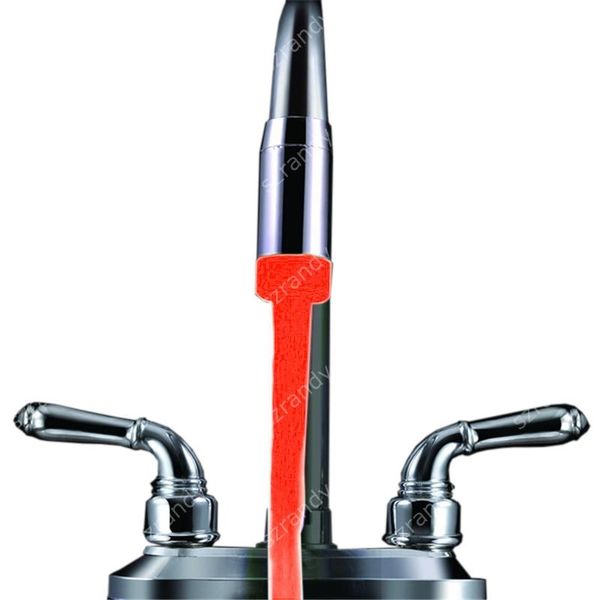 

other faucets, showers & accs ld8002-a2 led brass faucet light aerator in red color --gifts for children with adaptors