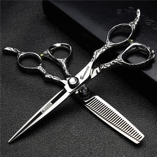 

hair scissors professional hairdresser for barber 5.5 /6.0/7.0 inch left handed special hairdressing cutting thinning shears