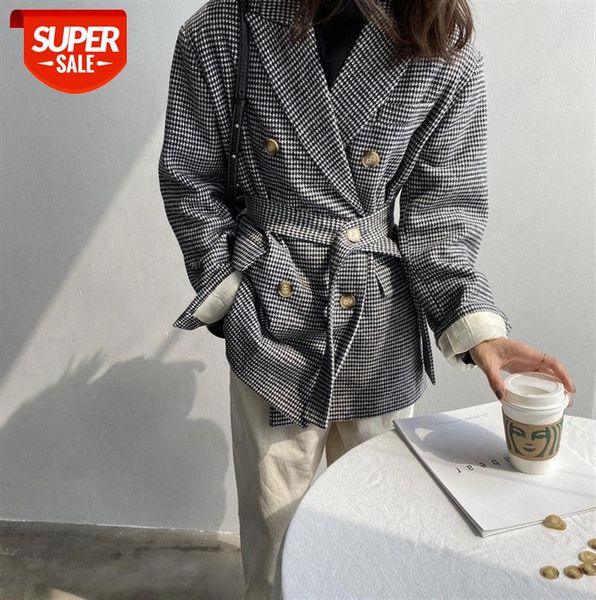 

zhi chuxi small padded jacket short lingge ins hong kong style female 506 #dy4p, Black;gray