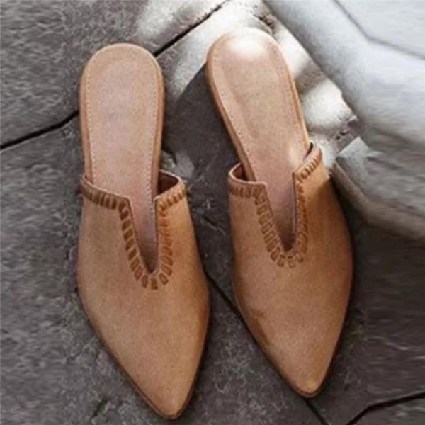 

slippers womens flip flops summer breathable ladies pointed toe non-slip shoes light sandals slide feminina gift, Black