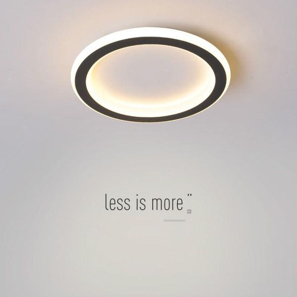 

ceiling lights round square led for home entrance balcony corridor plafond lamp simple black lighting wf106