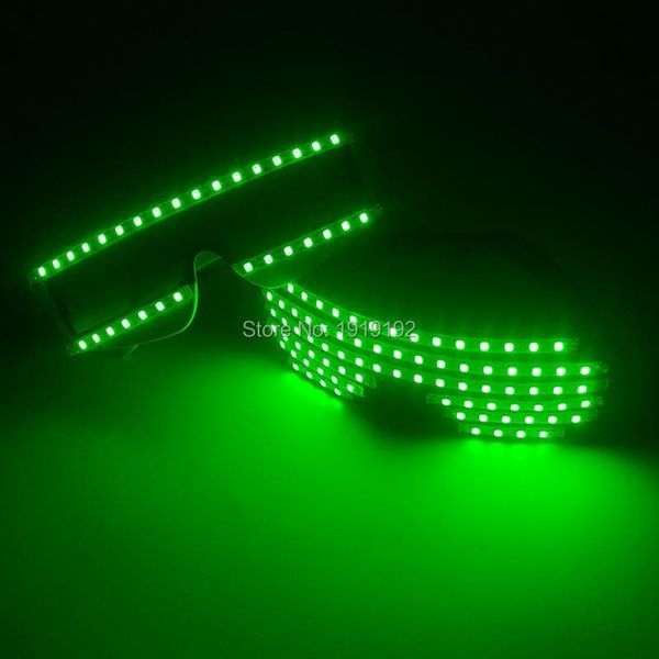 

hight quality polarized fishing sunglasses driving riding glow in dark night bar rave party flashing led glasses decoration