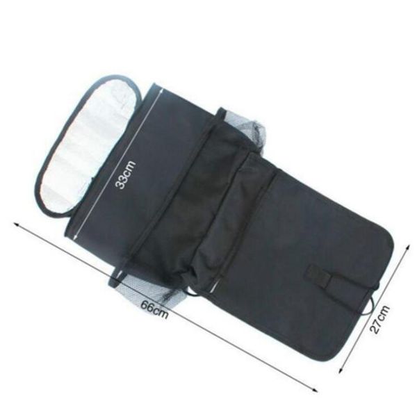 

car organizer seat back multi-pocket ice pack bag hanging collector storage box interior accessories black stowing tidying