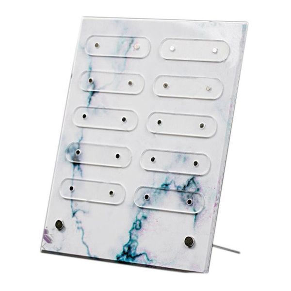 

nail art kits showing display holder color card board magnetic acrylic false tip