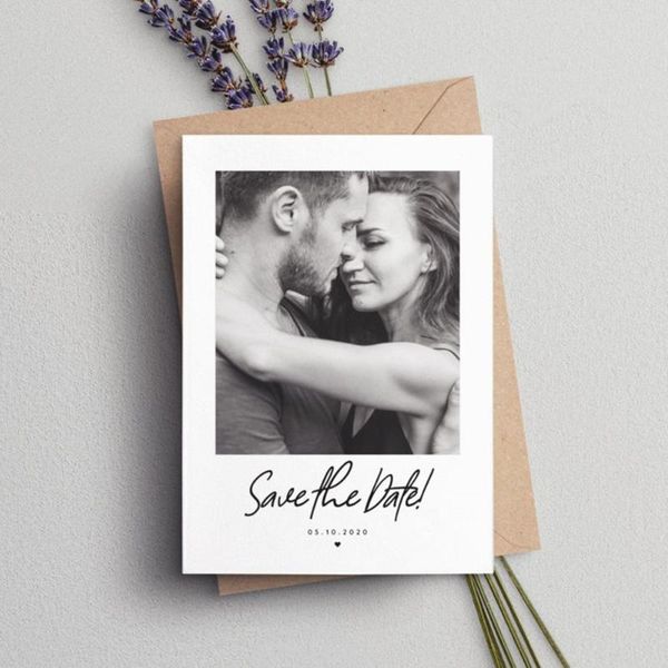 

greeting cards po save the date custom wedding simple baby show engagement