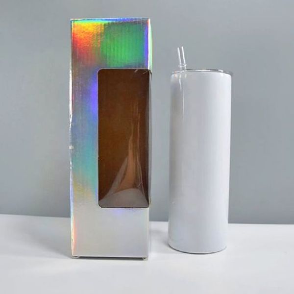

radiant packing boxes holographic box gift package for straight and tapered 20oz & 30oz skinny tumblers
