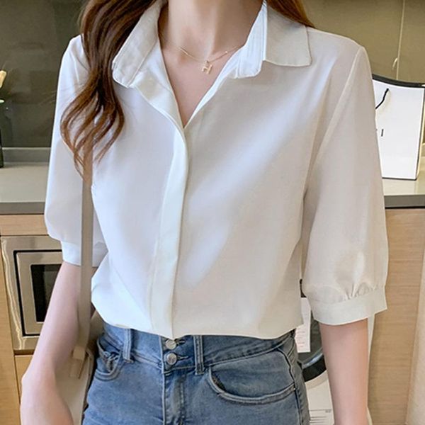 

women's blouses & shirts #4019, White