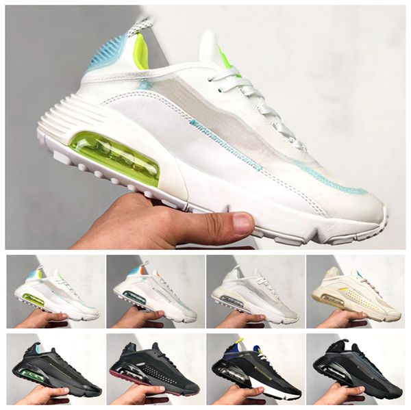 

2090 mens running shoes men women fashion 2090s triple black white red classic casual trainers sports sneakers size 5.5-12