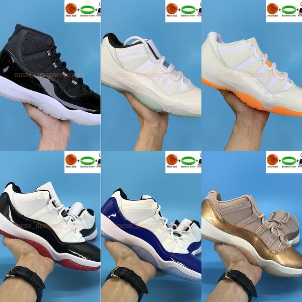 

newset 11 11s 25th anniversary basketball shoes men women sneakers low legend blue white bred pantone cap and gown mens trainersjop9