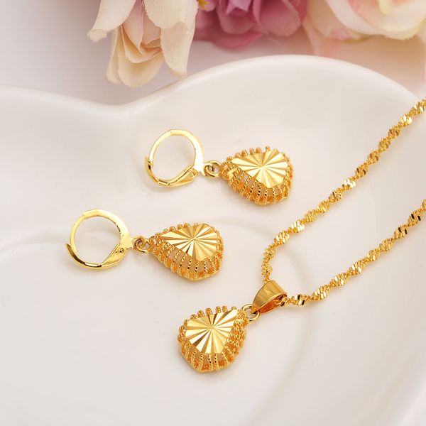 

women fashion high 3d jewelry set necklace earrings wedding sets fine gold g/f africa/arabia/middle east gift, Silver