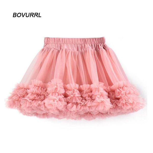 

skirts 2021 school girls tutu casual ballet skirt children fluffy kids party mini dance fashion, Blue