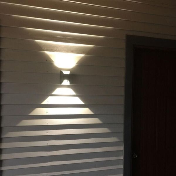 

indoor or outdoor led wall lamp modern aluminum adjustable surface mounted cube garden porch light lamps