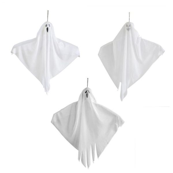 

party decoration 3 pcs halloween hanging ghosts cute flying ghost for front yard patio lawn garden decor holiday hangs