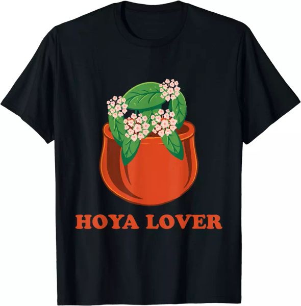 

hoya plant design for hoya fans t-shirt, White;black